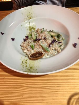 Orzotto. Interesting flavours. Would recommend.  at Orteá - Vegan Collective in Lisbon