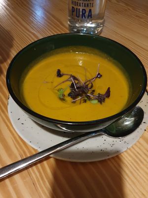 Soup of the day at Orteá - Vegan Collective in Lisbon
