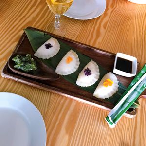 Vegan gyosas at Orteá - Vegan Collective in Lisbon