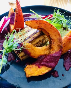 Hokkaido tofu at Orteá - Vegan Collective in Lisbon