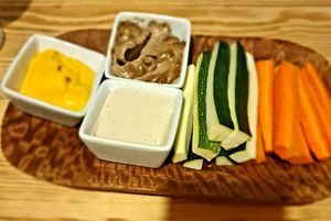 Crudités at Orteá - Vegan Collective in Lisbon