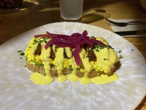 Tofu bruschetta  at Orteá - Vegan Collective in Lisbon