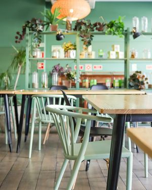 Love the colors at Orteá - Vegan Collective in Lisbon