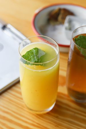 Fresh juice on point at Orteá - Vegan Collective in Lisbon