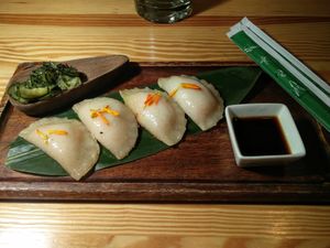 Gyoza at Orteá - Vegan Collective in Lisbon