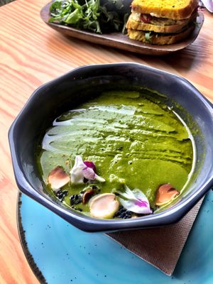 Today’s soup  at Orteá - Vegan Collective in Lisbon