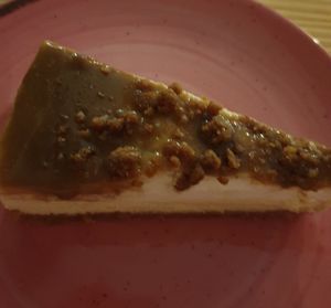 Cheesecake at Orteá - Vegan Collective in Lisbon