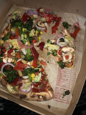 All the veggies 🤤 at Mod Pizza in Rocklin