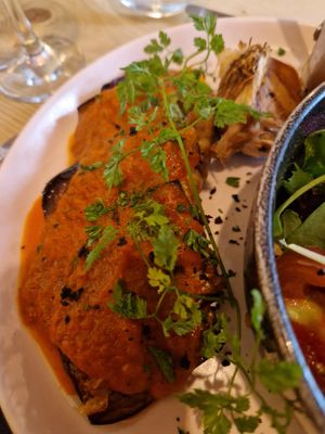 Melanzane arrostite at La Bohème in Arles