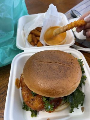   at Earth Burger in San Marcos