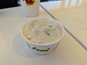 Soft serve. at Earth Burger in San Marcos