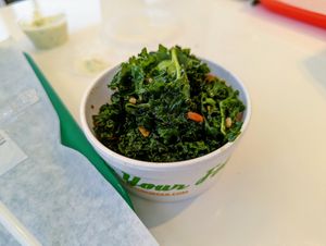 Kale Salad. at Earth Burger in San Marcos