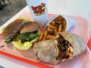   at Earth Burger in San Marcos