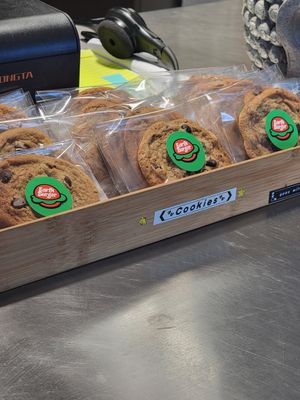 Cookies at Earth Burger in San Marcos