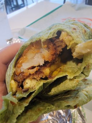 Wrap at Earth Burger in San Marcos