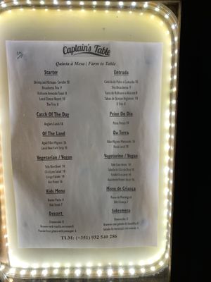   at Captain's Table in Terceira