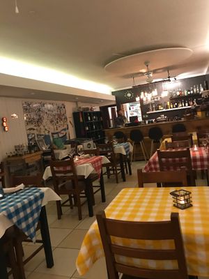 Adorable locally-owned restaurant by the sea at Captain's Table in Terceira