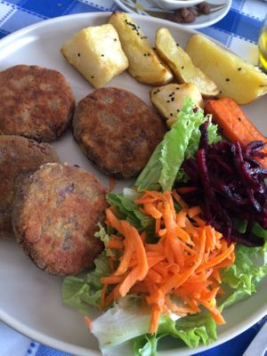 Quinoa and Bean Köfte - 14€ at Captain's Table in Terceira