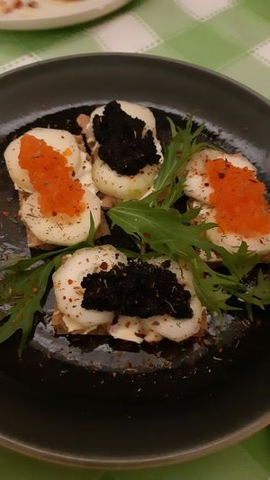 Veganer Kaviar at Captain's Table in Terceira