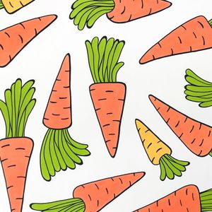 Carrot Mural at Carrot Cafe in Koh Phangan