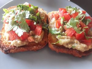 Avocado toast at Carrot Cafe in Koh Phangan