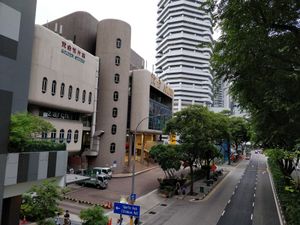 Golden mile tower Street view at Coffee Fusion in Central Singapore