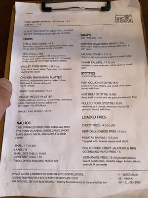   at The Tyne Bar in Newcastle Upon Tyne