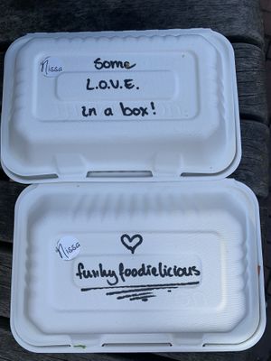 Take away  at Nissa cafe in Hillegom