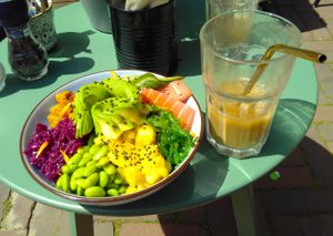 Poke bowl! at Nissa cafe in Hillegom