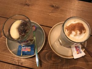 Heerlijke warme dranken... at Nissa cafe in Hillegom