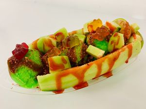 Pepino split 😋 at Sabor of Mexico in Baytown