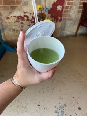 Pineapple cucumber Aguas frescas   at Sabor of Mexico in Baytown