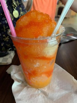 Pineapple raspa at Sabor of Mexico in Baytown