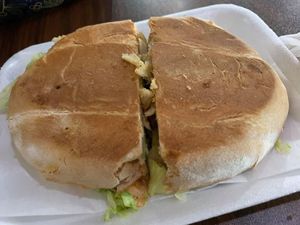 Chickn torta at Sabor of Mexico in Baytown