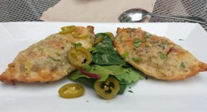 black bean empanade at Common Roots Cafe in Minneapolis