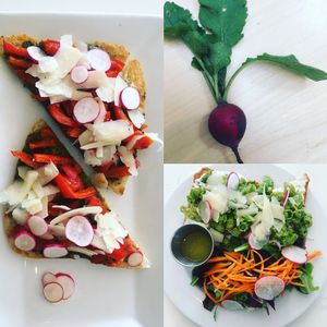 Spring specials with Common Roots garden produce! at Common Roots Cafe in Minneapolis