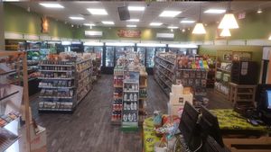 We thought we should share what we look like inside!! Not big but we squish as much as possible! at The Green Root in Belleville