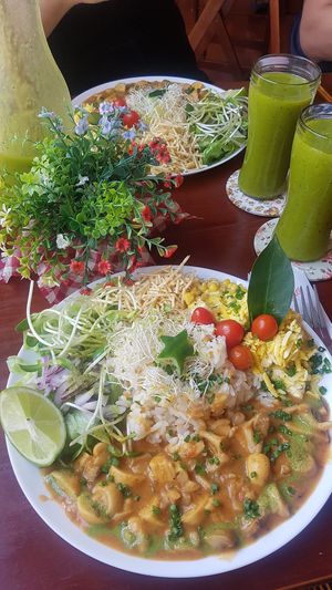 Strogonoff de cogumelo at Terra Viva in Amparo