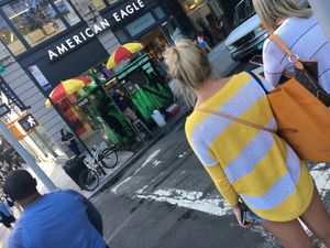 This gives you an idea what the cart looks like, taken from Union Sq. park across the street. at Green Gorilla Kitchen - Food Cart in New City