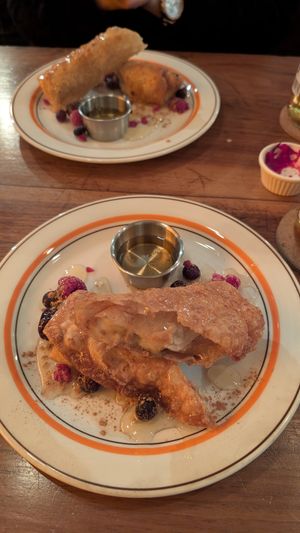 Banana chimichanga at Para Taco in Tokyo