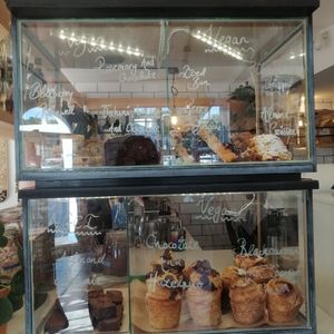 All vegan sweets at Bean and Bread in Abergavenny