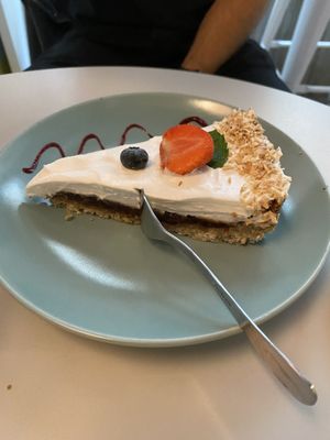 Coconut cream  at Cakester Cafe in Krakow