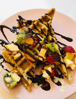   at Cakester Cafe in Krakow