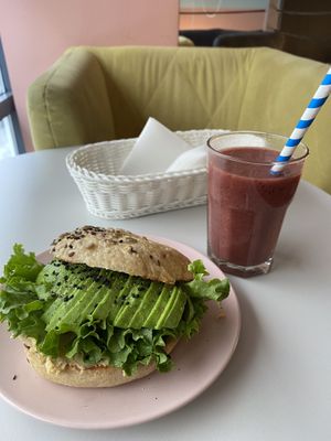   at Cakester Cafe in Krakow