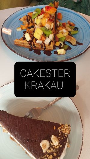  at Cakester Cafe in Krakow