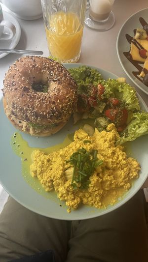 super healthy set  at Cakester Cafe in Krakow