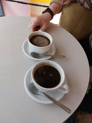 Amazing coffee at Cakester Cafe in Krakow