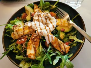 Breakfast bowl at Cakester Cafe in Krakow