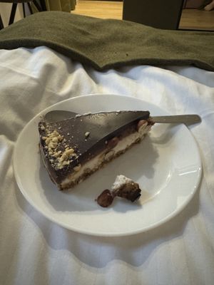 Vegan maxi tart  at Cakester Cafe in Krakow