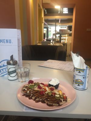 Also the seating is awesome!! Such a fun and hippy place  at Cakester Cafe in Krakow